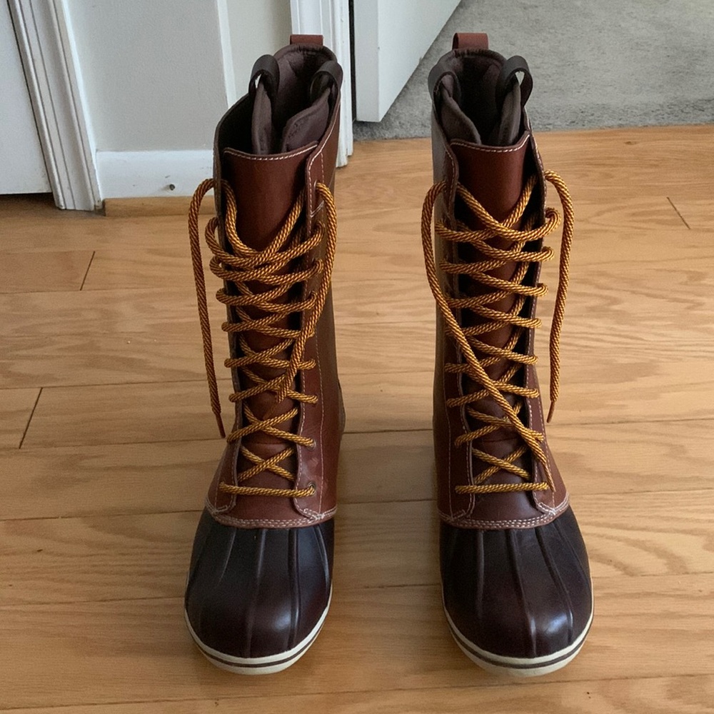 LL Bean winter boots.
